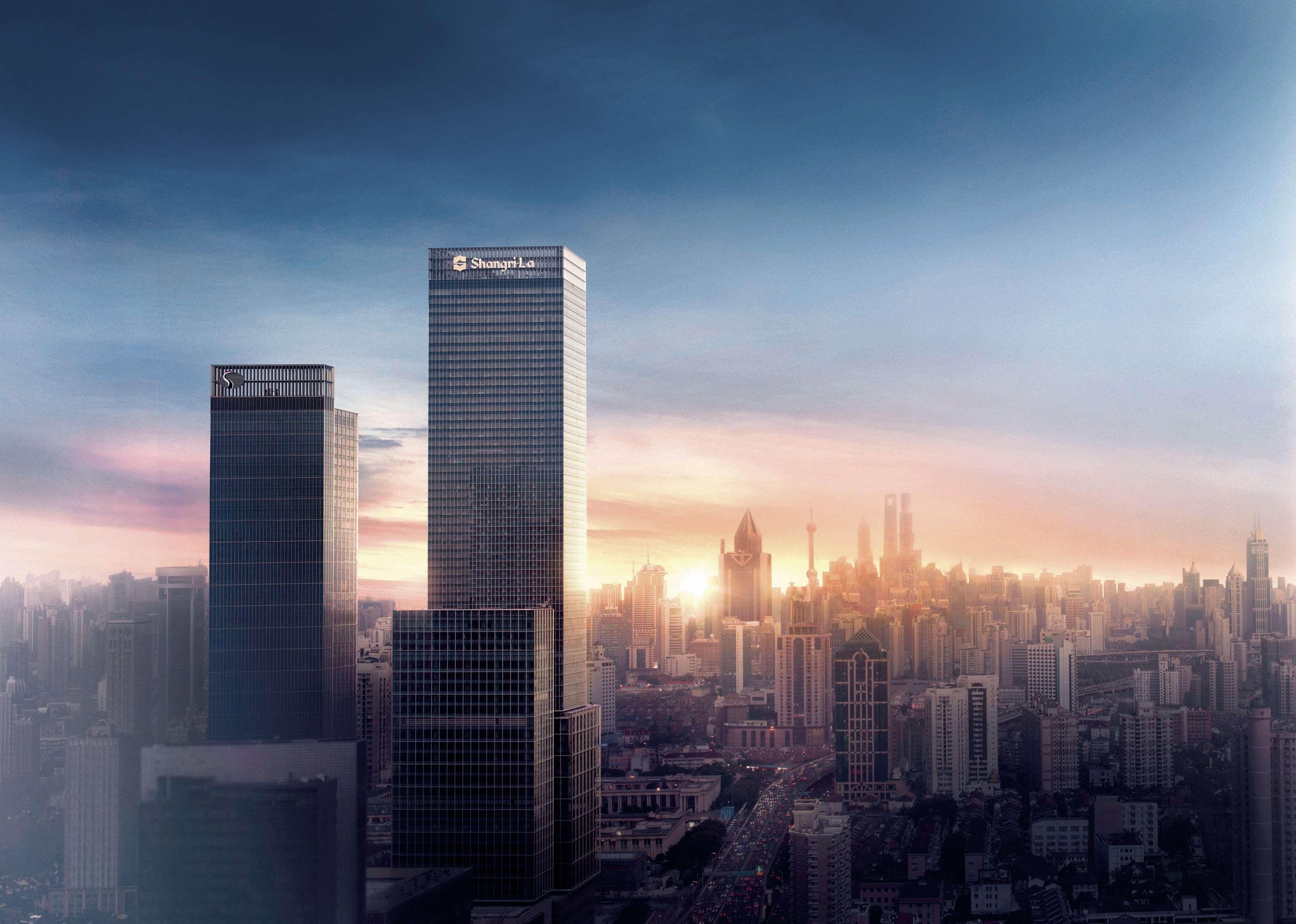 Jing An Shangri-La, Shanghái Exterior foto
